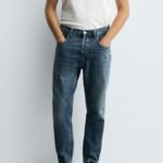 jean slim cropped fit zara